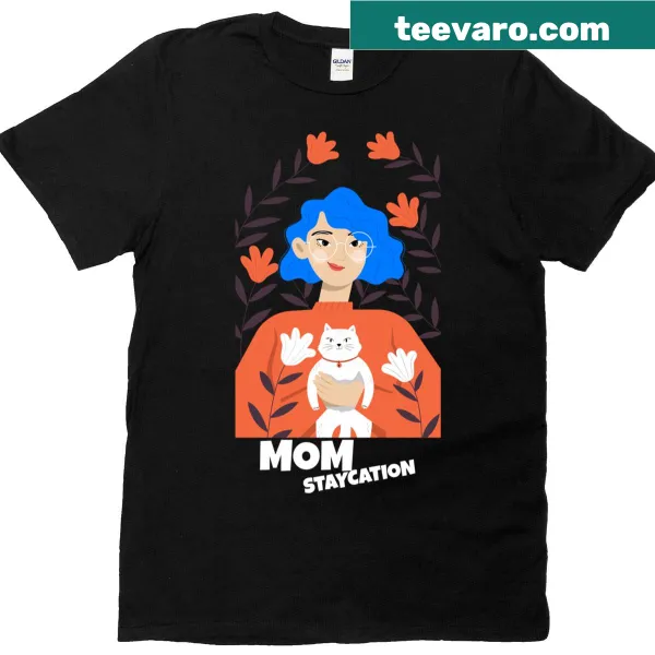 Oversized T-shirt celebrating mothers' staycations