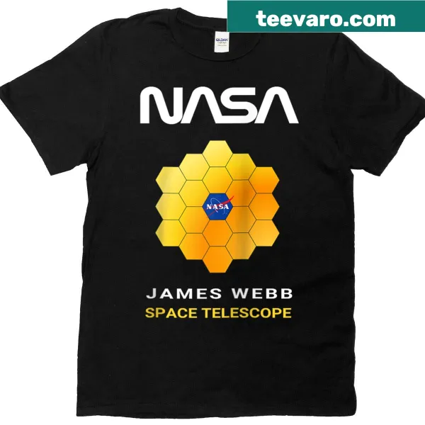 James Webb Space Telescope graphic with NASA logo on a T-shirt