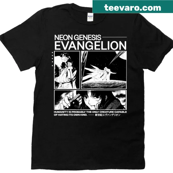 Neon Genesis Evangelion graphic t-shirt