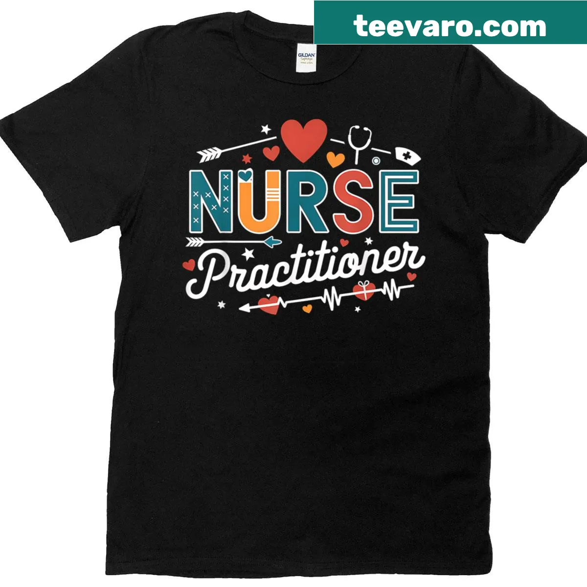 Graduation gift t-shirt for Nurse Practitioners — on a men's t-shirt