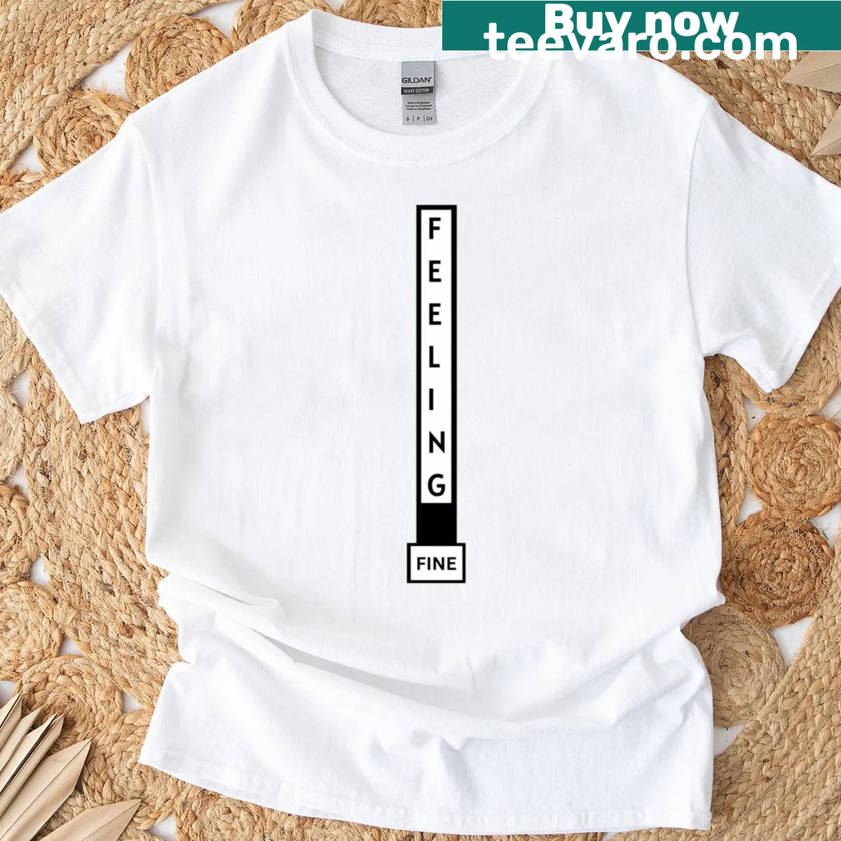 Artistic typography design graphic T-shirt — on a men's t-shirt