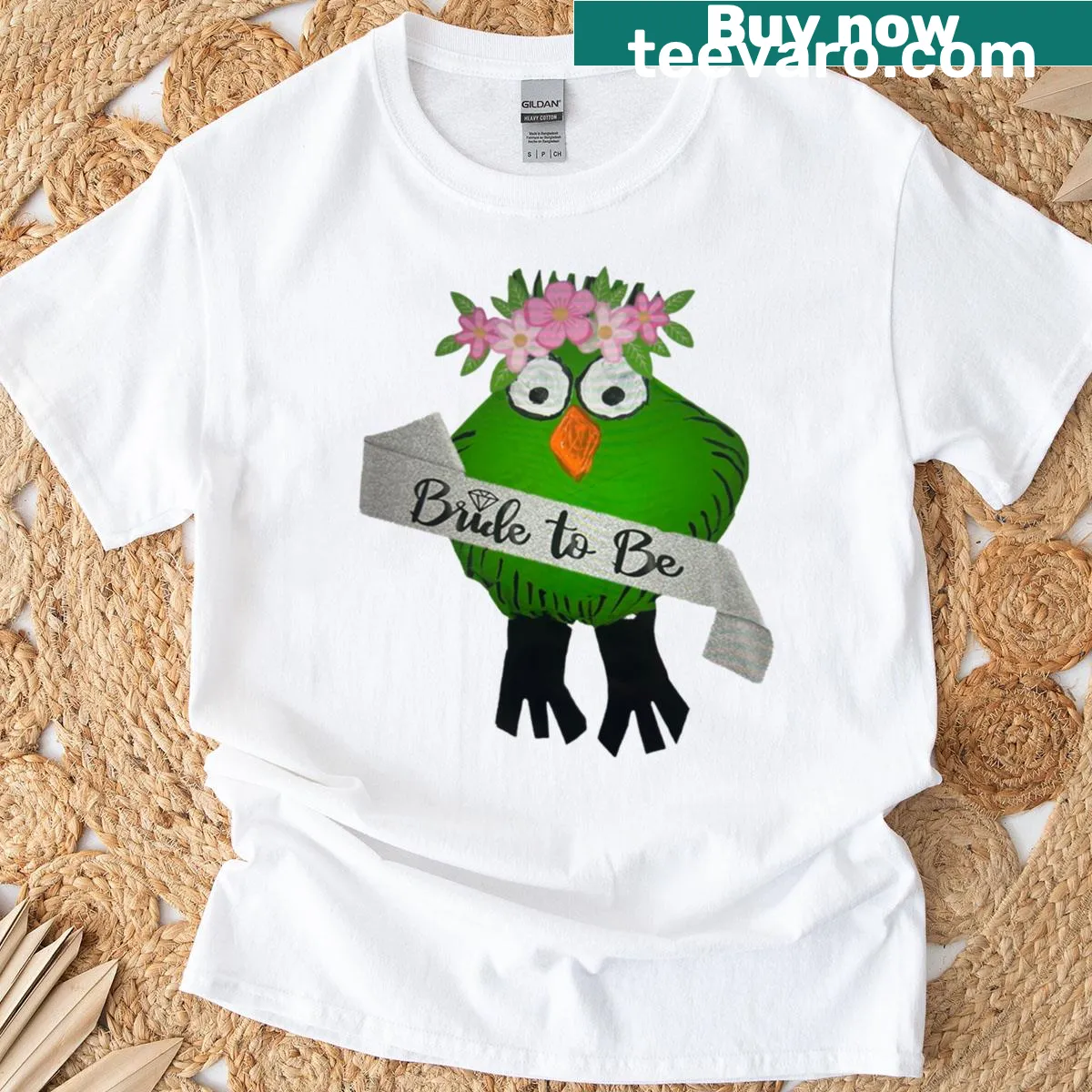 Elegant wedding-themed graphic t-shirt — on a men's t-shirt