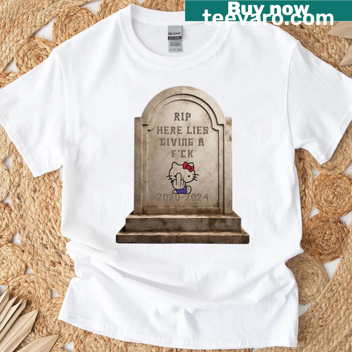 Inspirational typographic t-shirt with the message A Semetery To Bury Any Doubts — on a men's t-shirt