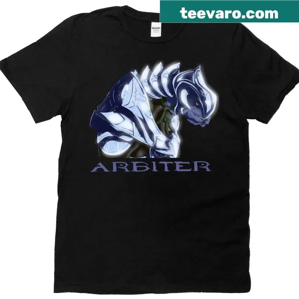 Halo-themed t-shirt featuring the Arbiter character illustration