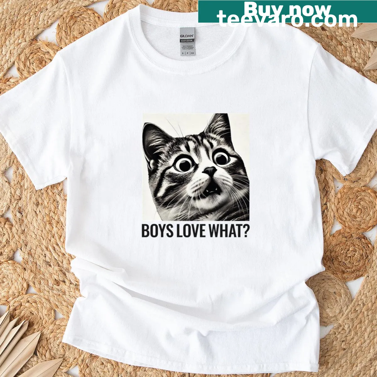 Playful T-shirt featuring bold LGBTQ+ pride expression — on a men's t-shirt