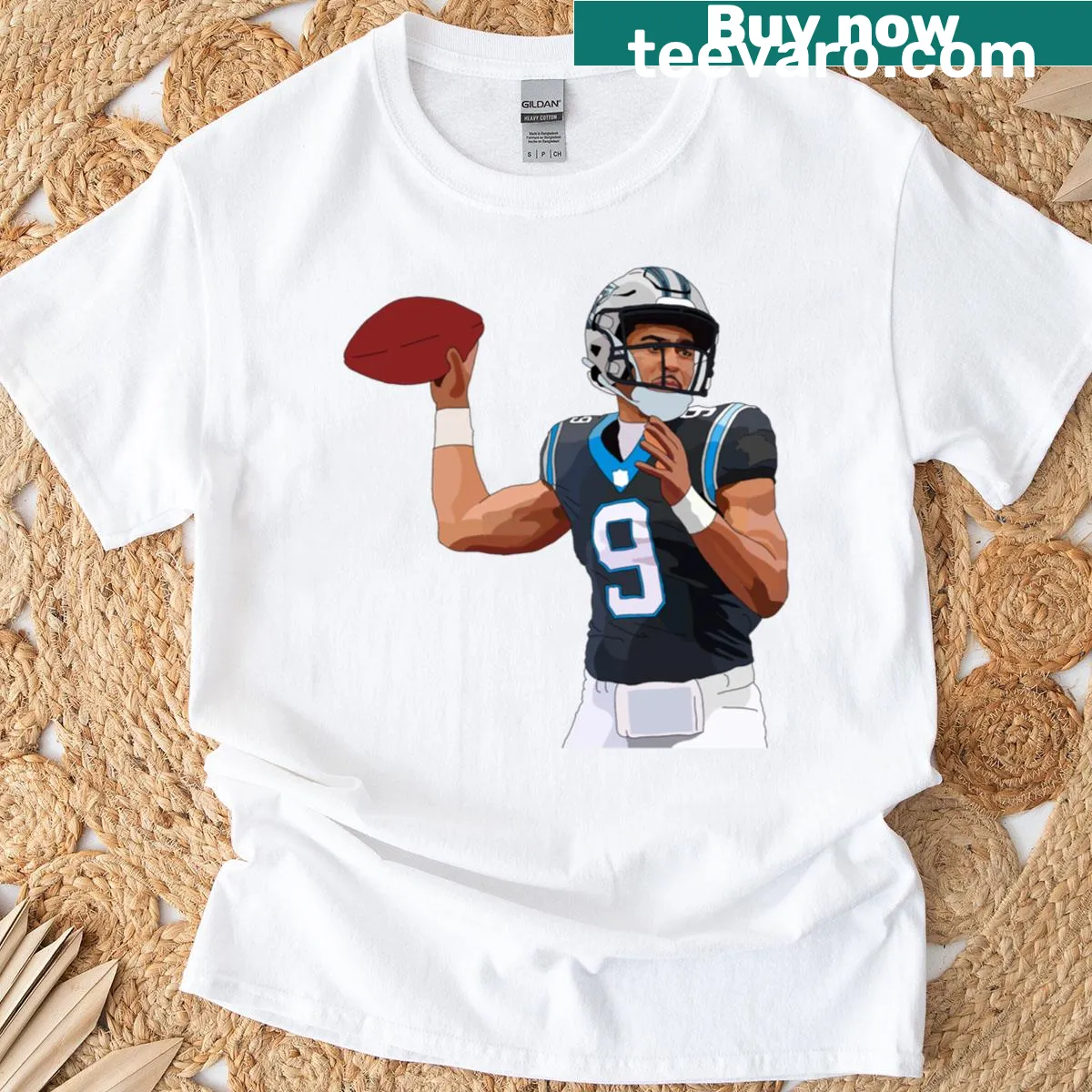 Bryce Young graphic t-shirt — on a men's t-shirt