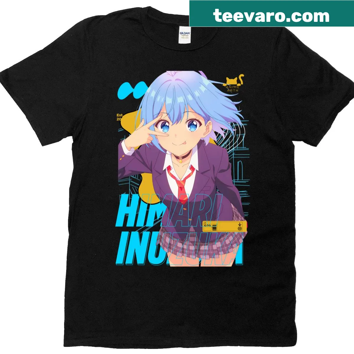 Anime-themed t-shirt questioning boy-girl friendship dynamics — on a men's t-shirt