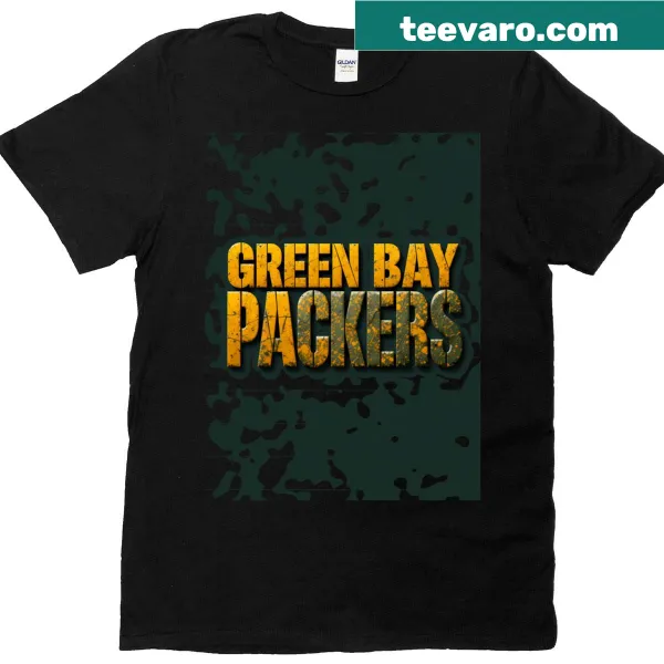 Active t-shirt featuring Green Bay Packers pride and football graphic