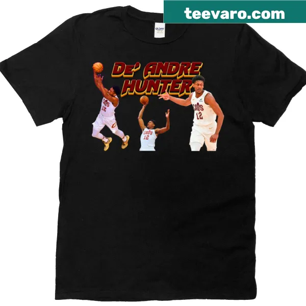 T-shirt showcasing support for Deandre Hunter