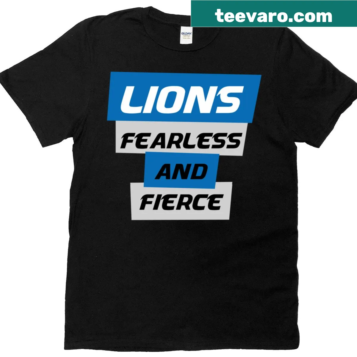 Oversized t-shirt featuring a bold lion graphic — on a men's t-shirt