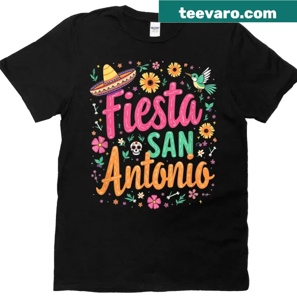 Cinco de Mayo themed T-shirt with playful fiesta graphics