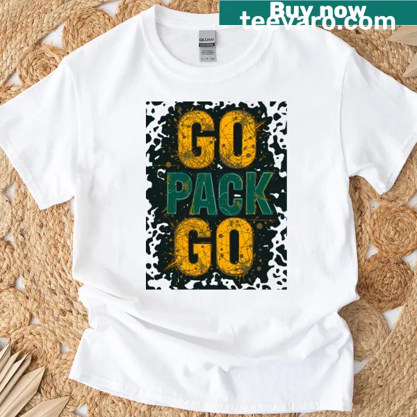 Art-inspired T-shirt for Green Bay Packers fans