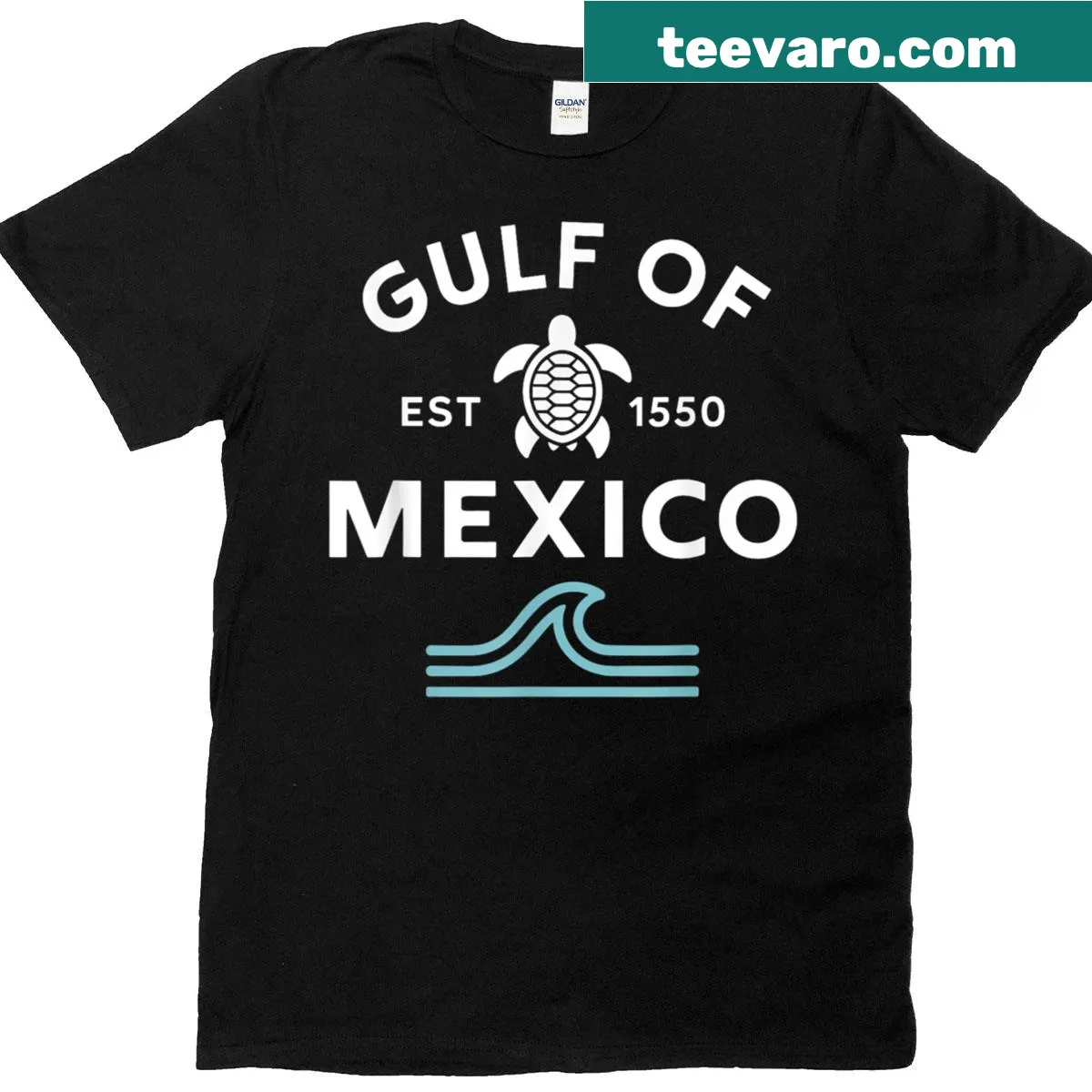 Cute Gulf Of Mexico Turtle T-shirt for kids — on a men's t-shirt