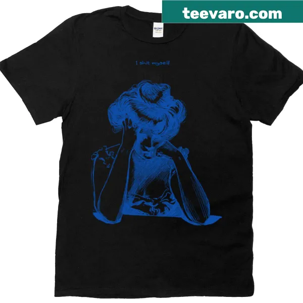Oversized t-shirt with bold humorous text