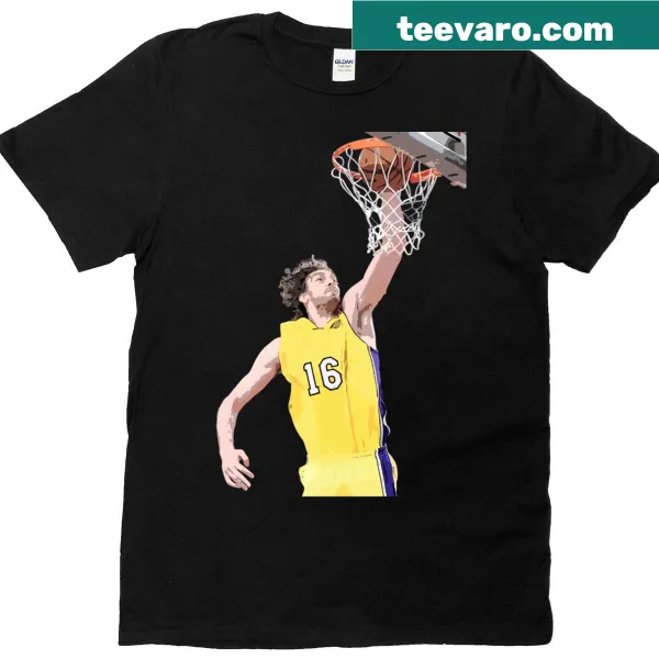 Typography design featuring Pau Gasol