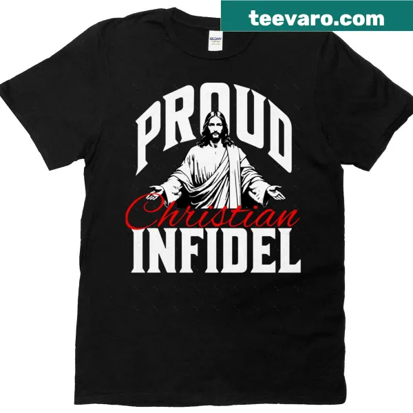 Oversized Christian t-shirt featuring a humorous faith message