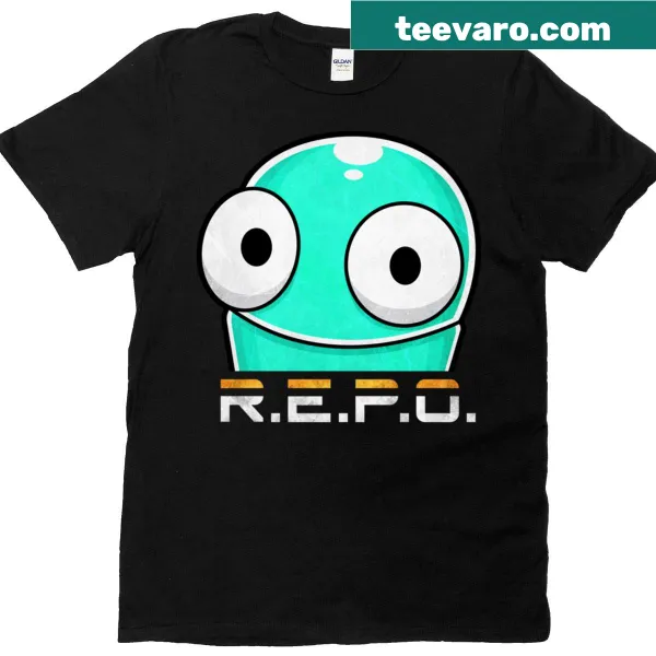 Repo Game Character T-shirt featuring a cartoon graphic