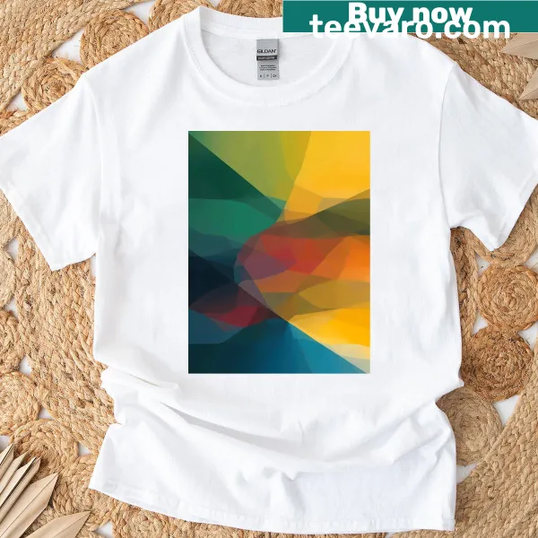 Surreal abstract celebration graphic for Green Bay Packers T-shirt