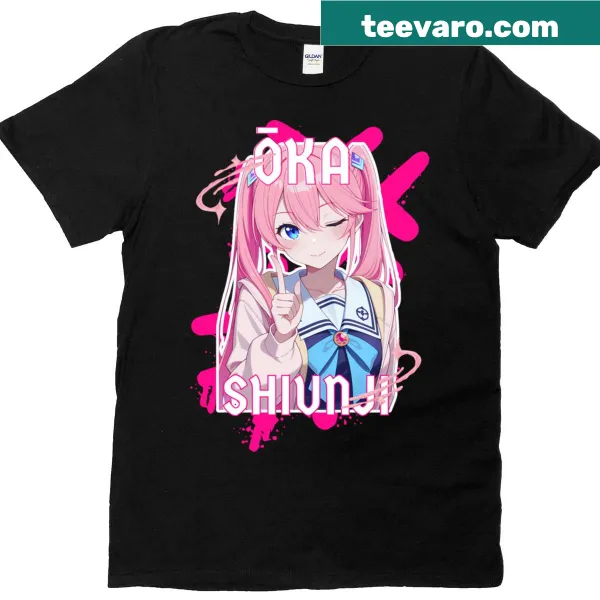 Anime-themed T-shirt featuring the Shiunji family