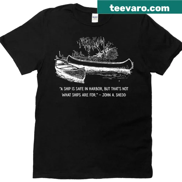 Motivational T-shirt with a saying about safety and risk