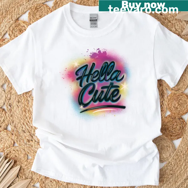 90s airbrush style biker girl t-shirt