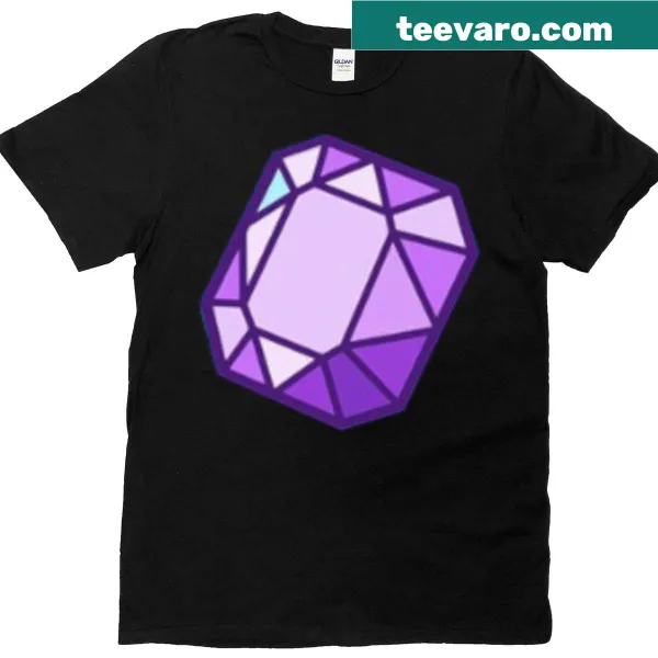 Amethyst T-shirt featuring abstract graphic design