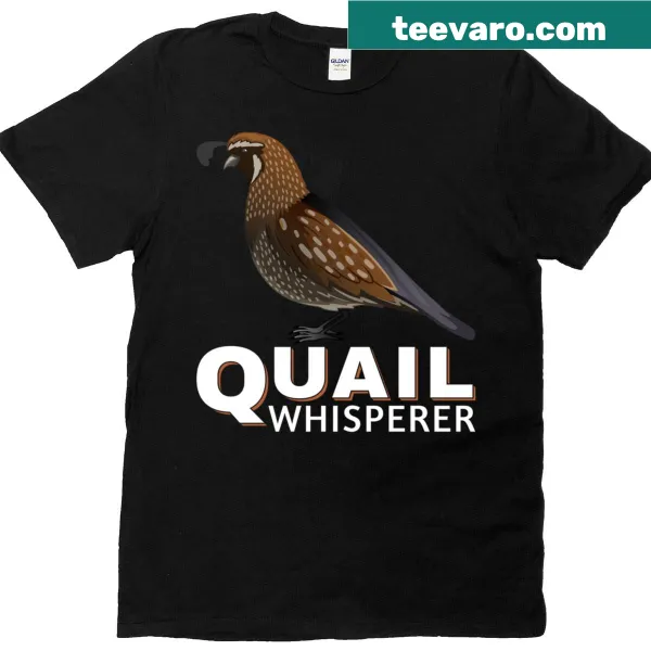 Bird-themed T-shirt featuring a beautiful quail design
