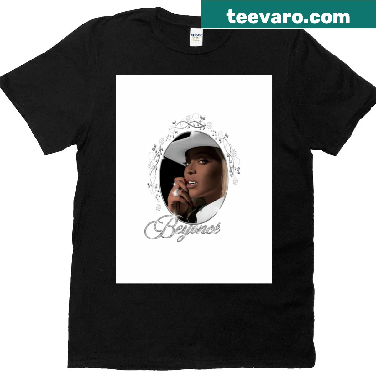 Graphic t-shirt inspired by Beyoncé and her music. — on a men's t-shirt
