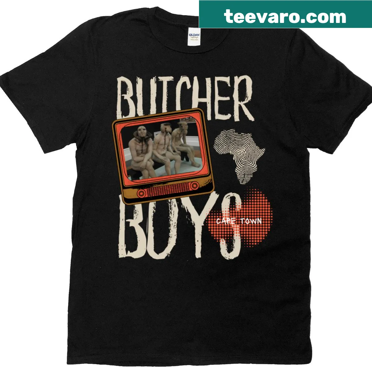T-shirt honoring the profession of butchery — on a men's t-shirt