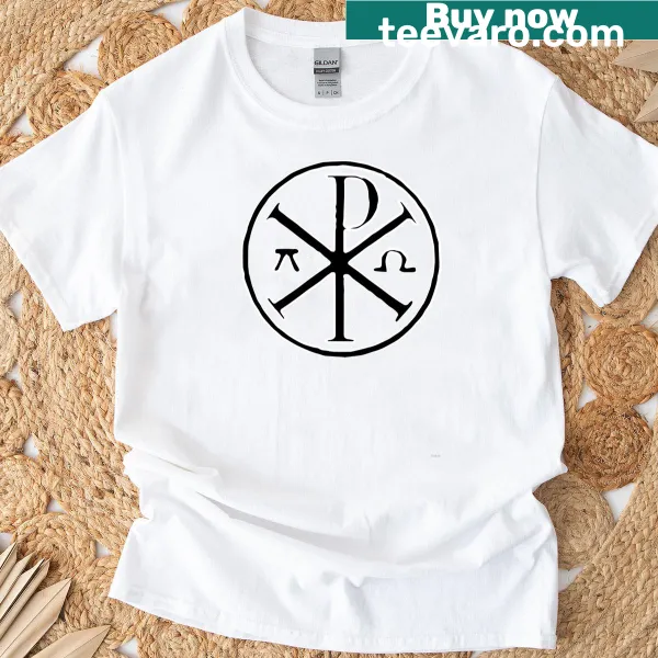 Chi Ro Christogram Christian symbol T-shirt