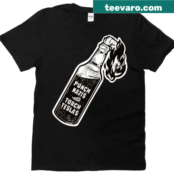 Political T-shirt with the phrase End Oligarchy in bold typography.