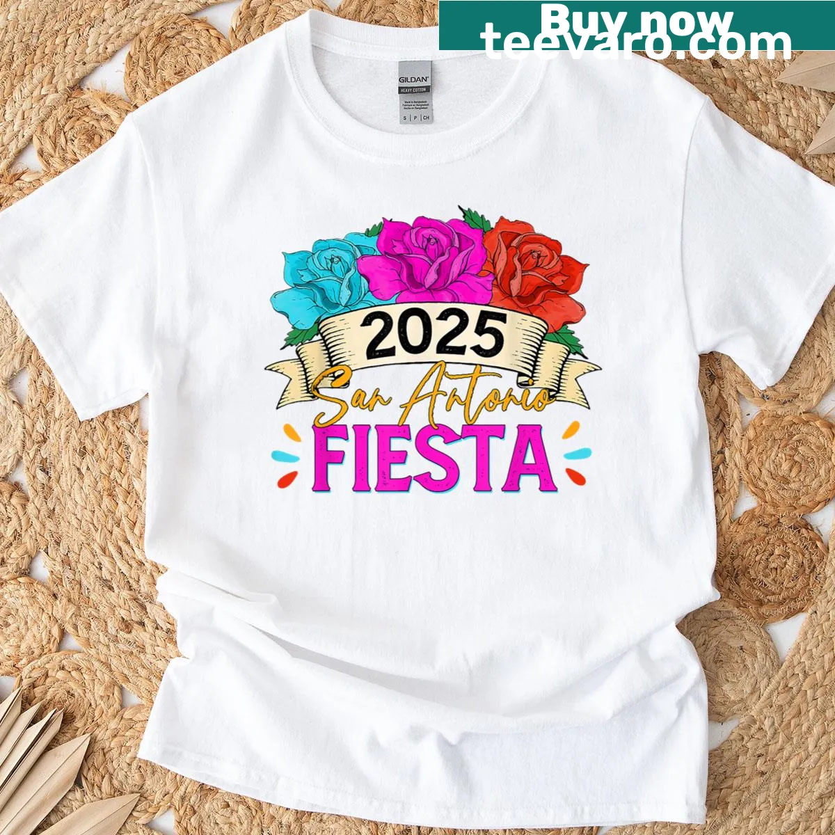 Playful Cinco de Mayo graphic on a Fiesta-themed T-shirt — on a men's t-shirt
