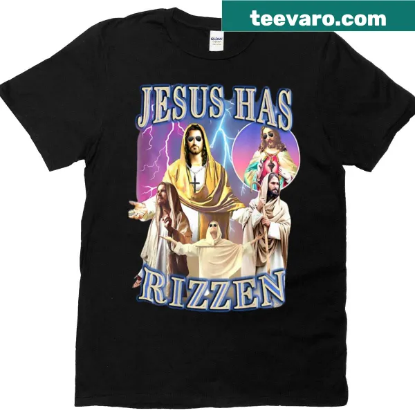 Christian-themed t-shirt with a cross and faith message