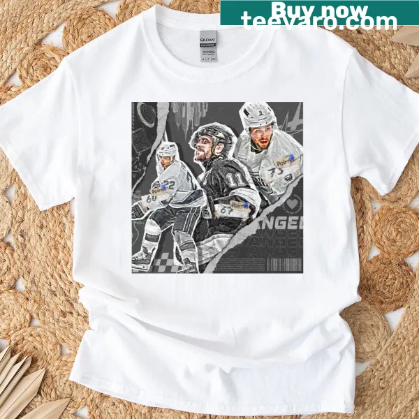 Los Angeles hockey themed T-shirt with team graphic
