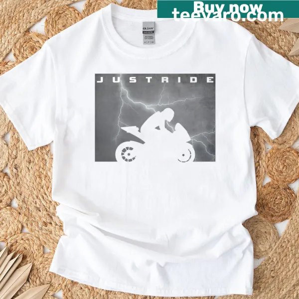 Illustrated Motorcycle T-shirt with classic bike design