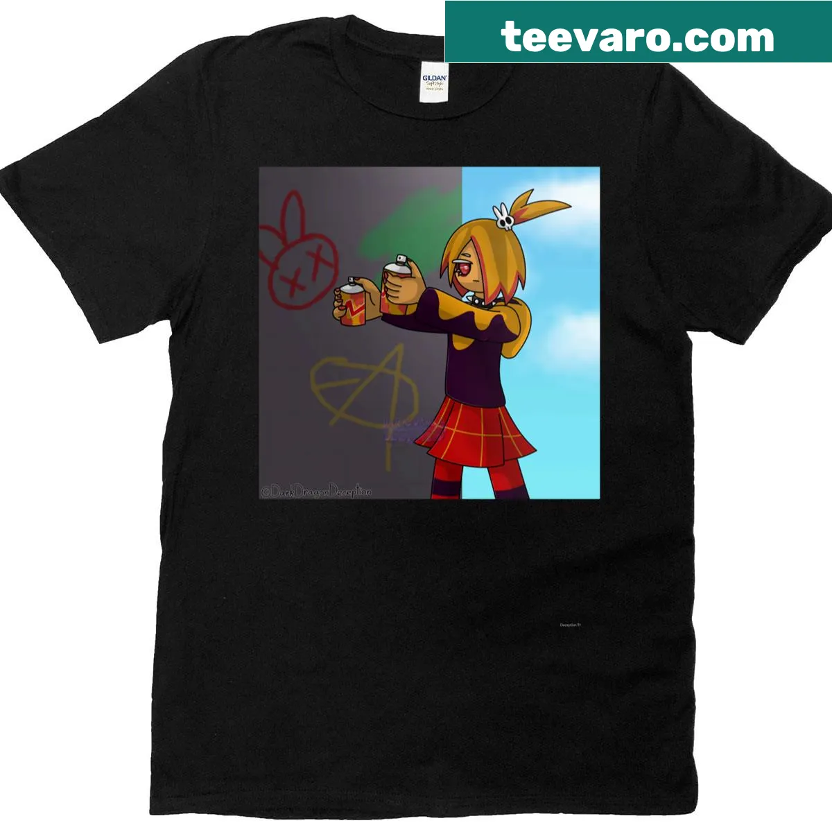 Oversized T-shirt featuring Mustard Cookie from Cookie Run — on a men's t-shirt