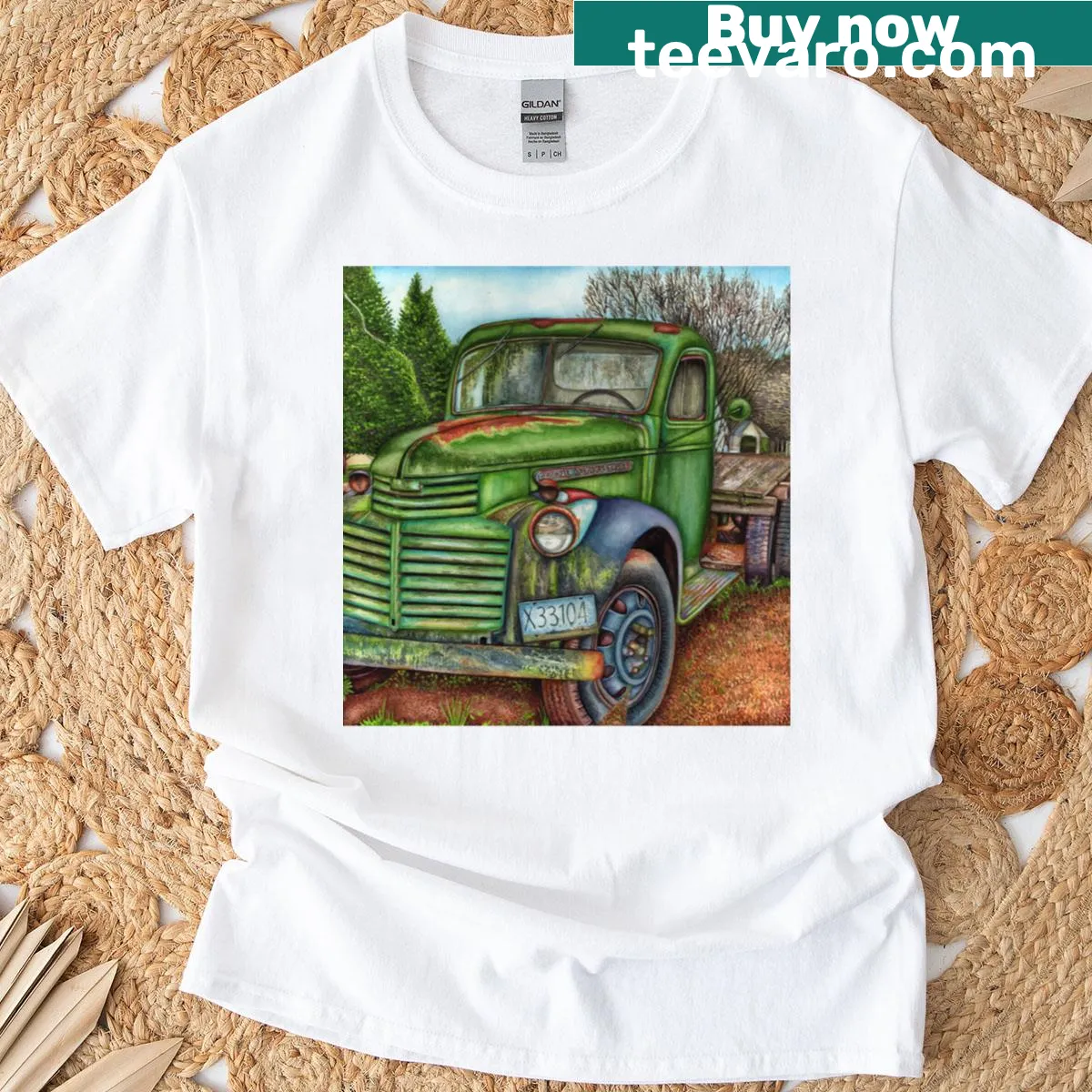 Nostalgic Old Treasure T-shirt with classic graphic — on a men's t-shirt