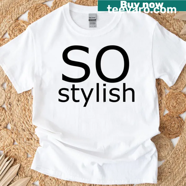 Minimalist strong black text on a transparent T-shirt