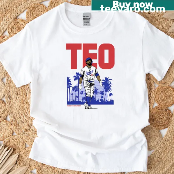 Teoscar Hernandez t-shirt featuring his name and number on the chest