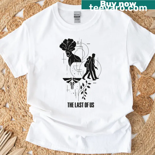 Illustrative Last Of Us T-shirt featuring iconic game imagery