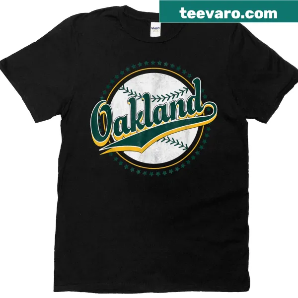 Personalized Oakland-themed t-shirt with playful design