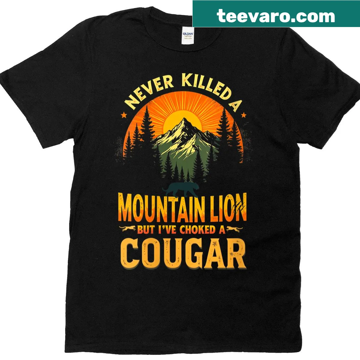 Funny quote T-shirt featuring a humorous saying — on a men's t-shirt