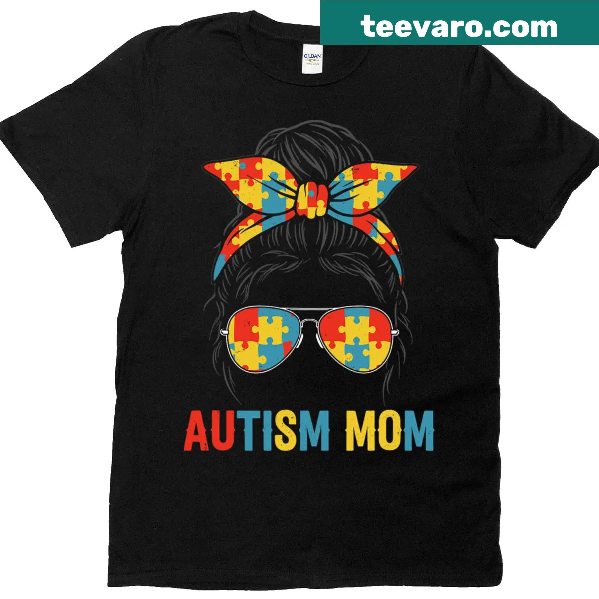 Autism Mom T-shirt with heartfelt message for Mother's Day — on a men's t-shirt