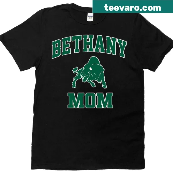 Vintage T-shirt for college moms featuring Bethany athletics design