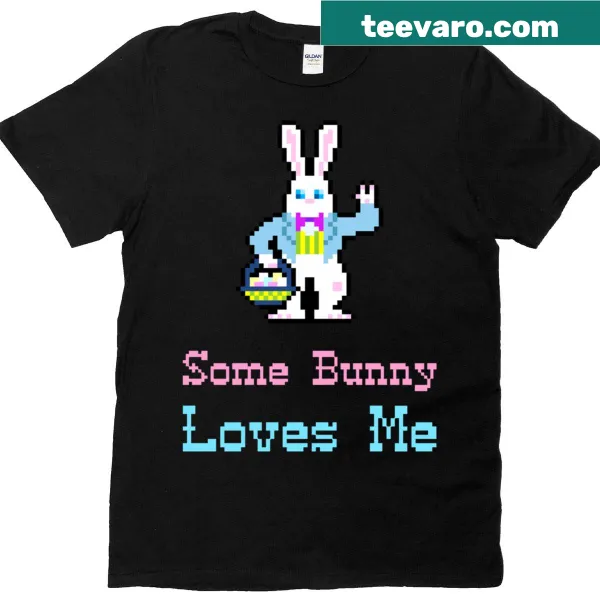Cute Easter bunny graphic T-shirt for festive occasions