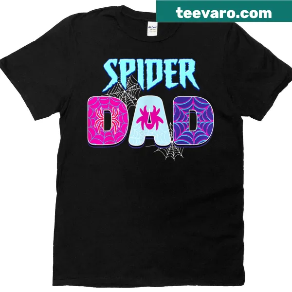 Playful family matching t-shirt for moms with a spider graphic.