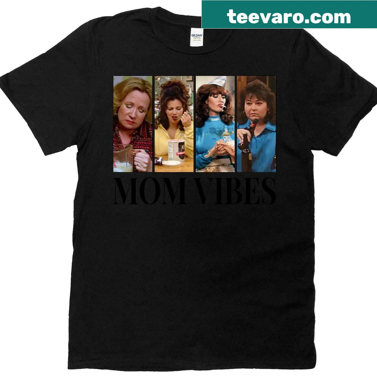 Vintage-style T-shirt with a humorous graphic celebrating motherhood — on a men's t-shirt