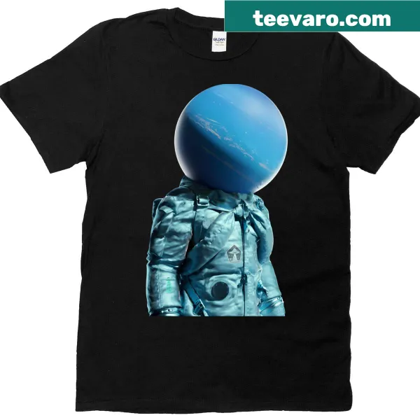 Classic t-shirt featuring a whimsical moonwalker graphic.