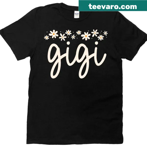 Floral daisy design T-shirt for Gigi on Mother's Day