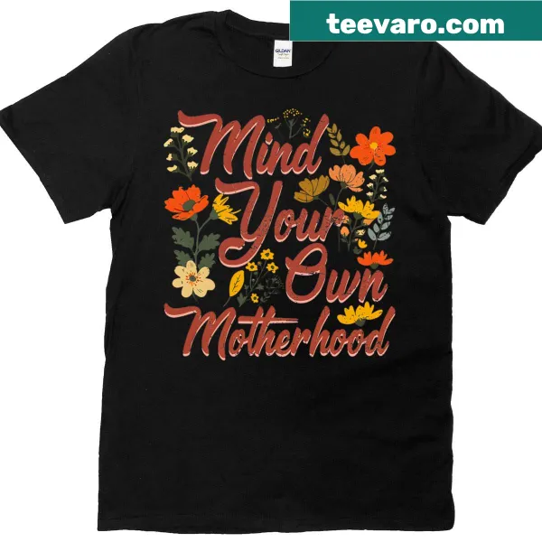 Retro boho t-shirt celebrating motherhood for moms